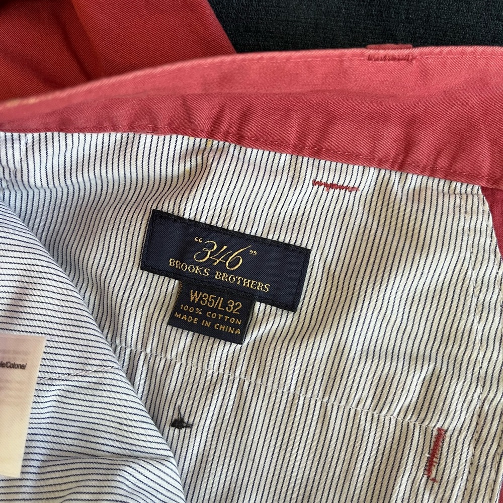 Brooks Brothers men’s pants- Nantucket Red 35x32